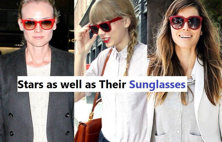 Stars as well as Their Sunglasses